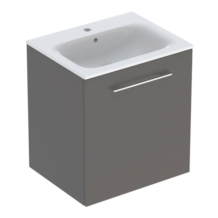 Cut Out Image of Geberit Selnova 600mm Lava Slim Basin and Vanity Unit